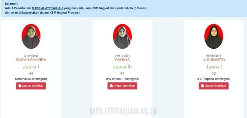 Mumtaz, Santri Juara KSM Go Provinsi Mumtaz, Santri Juara KSM Go Provinsi