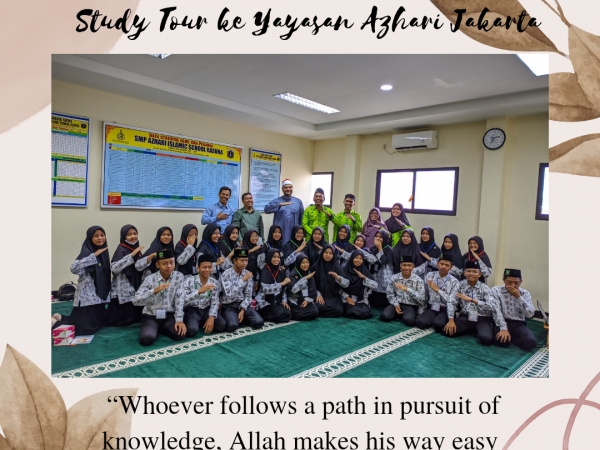 Antusias Santri Study Tour ke Yayasan Azhari, Jakarta