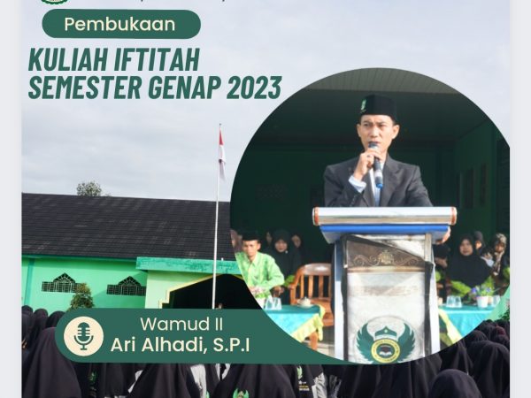 Kuliah Iftitah Semester Ganjil 2023-2024 dimulai